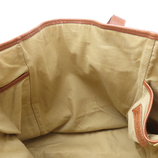POLO RALPH LAUREN Tote Bag leather Brown unisex(Unisex) Used Authentic