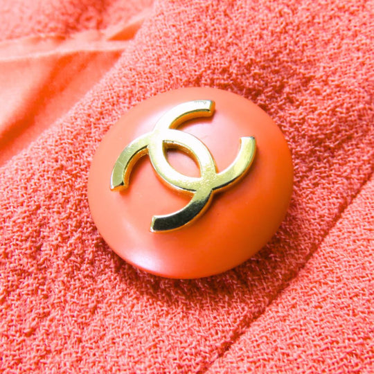 CHANEL No color jacket C-TK-5914 wool pink COCO Mark 36