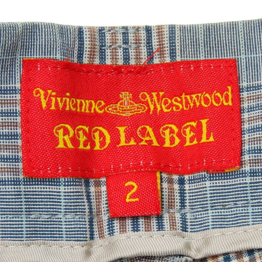 Vivienne Westwood Red Label Pants cotton Blue gray type Straight pants Women Used Authentic