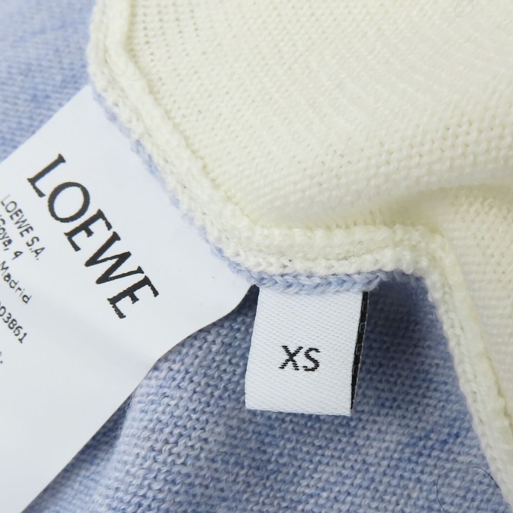 LOEWE cardigan wool Ivory Women XS Used Authentic