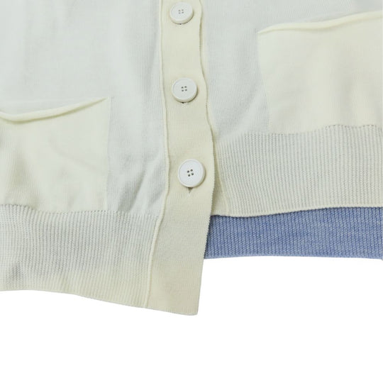 LOEWE cardigan wool Ivory Women XS Used Authentic