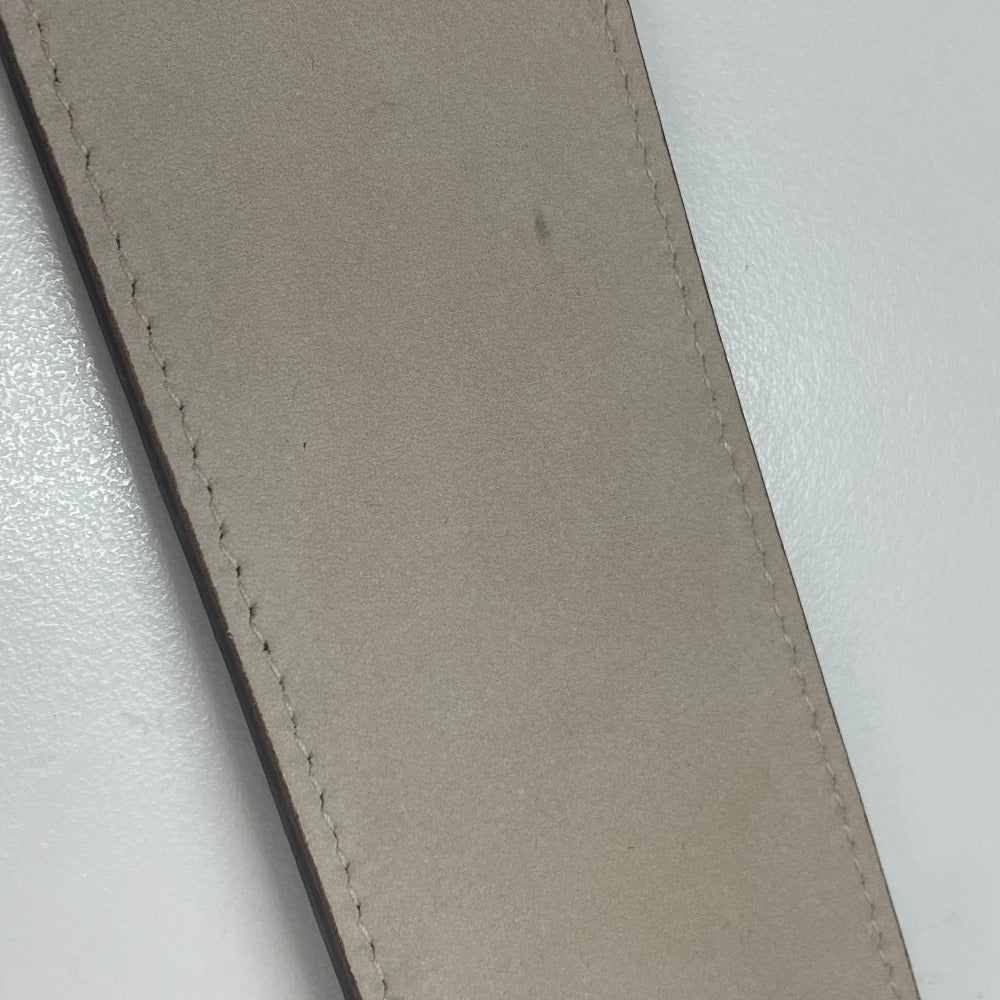 BVLGARI belt leather Dark brown Men's Women Bulgari Bulgari unisex(Unisex) 90/36 Used Authentic