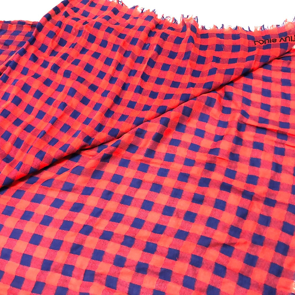 LOUIS VUITTON Stall MP0894 cotton Red Etoile Masai unisex(Unisex) Used Authentic