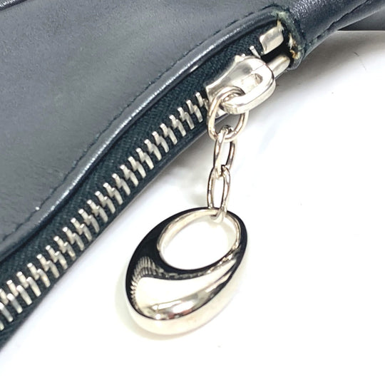 BVLGARI Shoulder Bag Model number unknown Canvas / leather black Shoulder denim Logomania Ascot Women Used Authentic