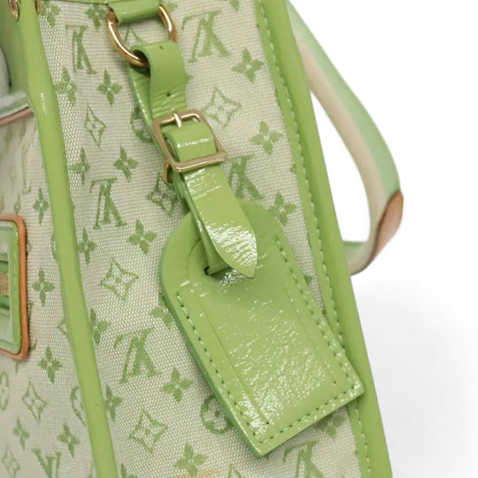 Louis Vuitton Monogram Mini Sac Catline Women's Tote Bag Almond Green