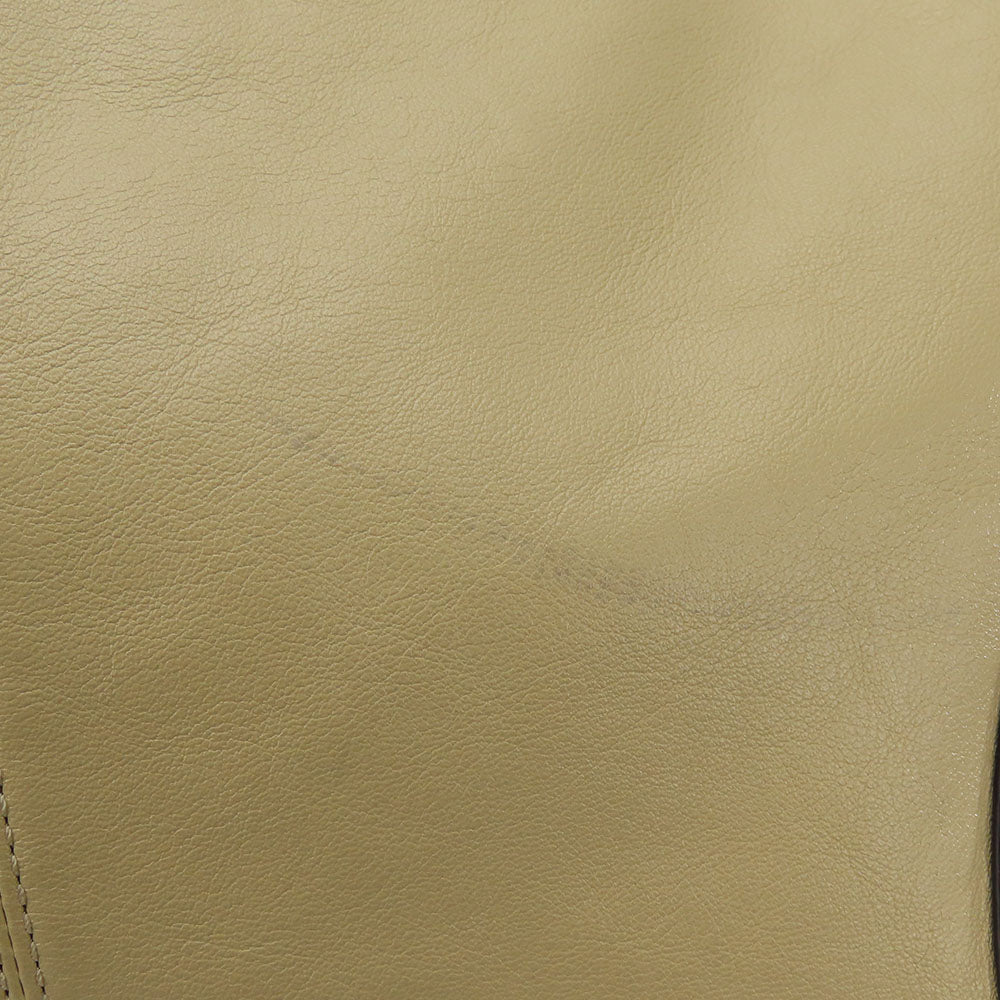 COACH Tote Bag 17096 leather beige Women Used Authentic