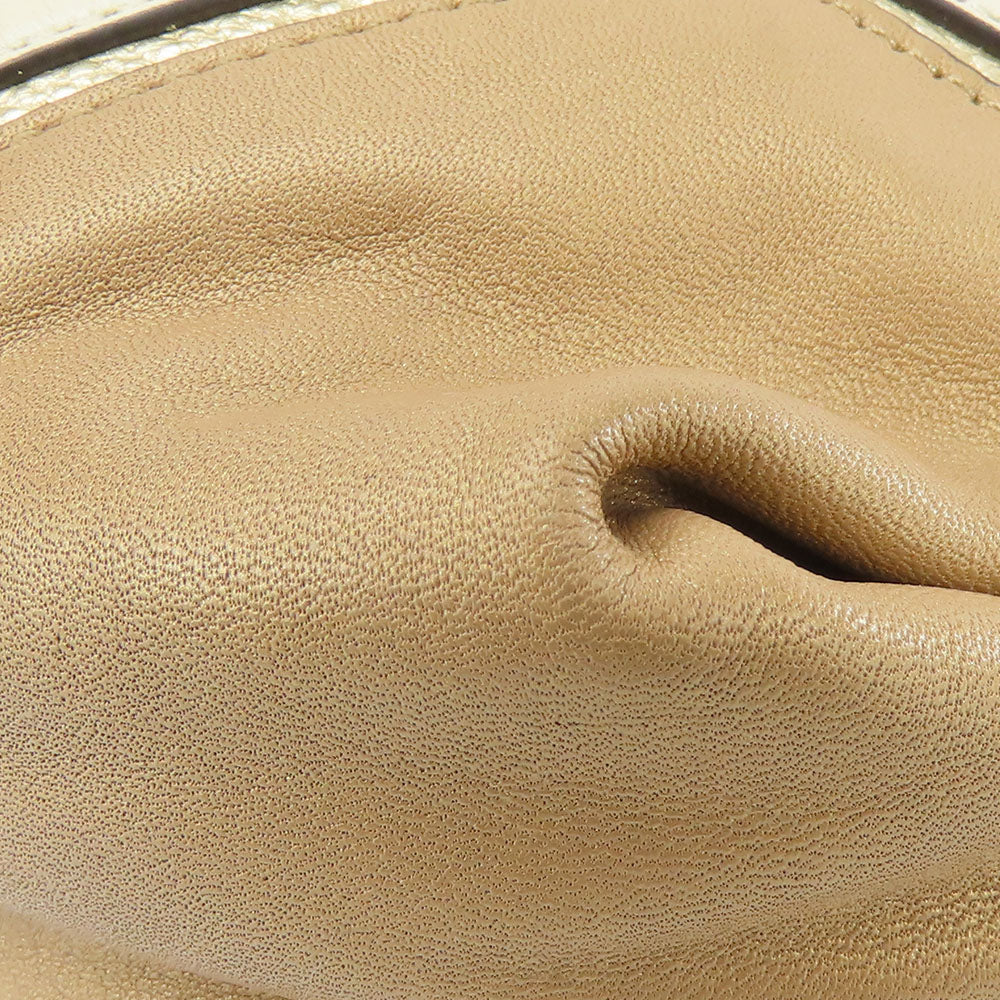 COACH Tote Bag 17096 leather beige Women Used Authentic