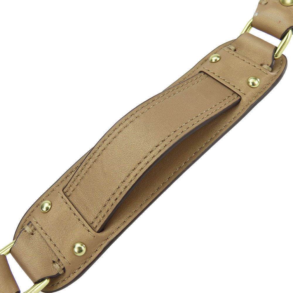 COACH Tote Bag 17096 leather beige Women Used Authentic