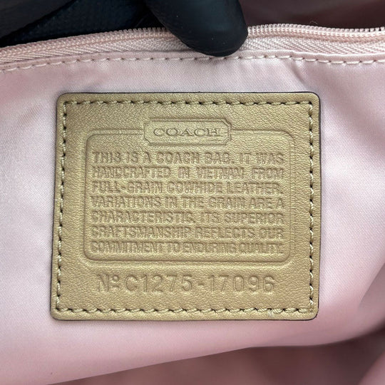 COACH Tote Bag 17096 leather beige Women Used Authentic