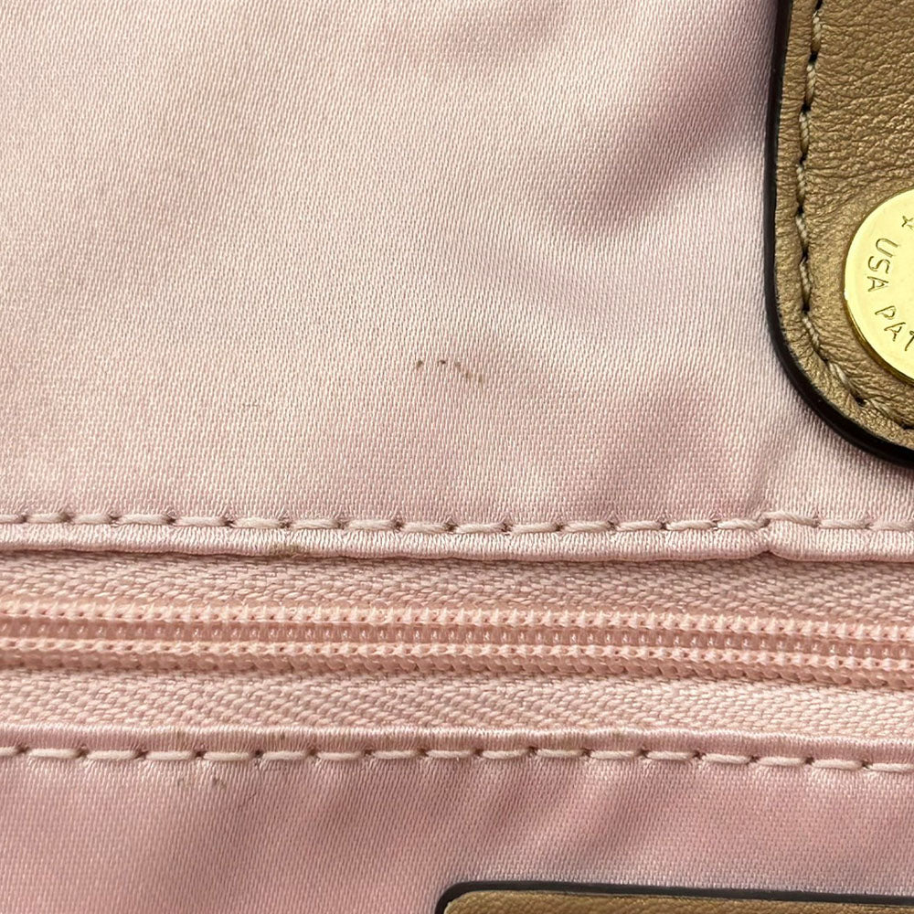 COACH Tote Bag 17096 leather beige Women Used Authentic