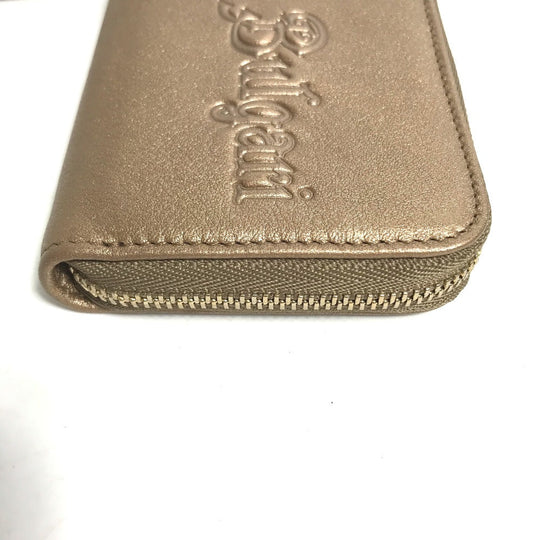 BVLGARI Coin case leather gold S.Bulgari Bvlgari mens(Unisex) Used Authentic