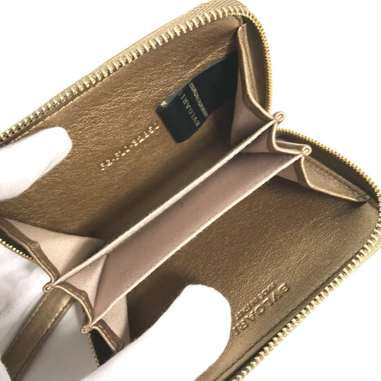 BVLGARI Coin case leather gold S.Bulgari Bvlgari mens(Unisex) Used Authentic