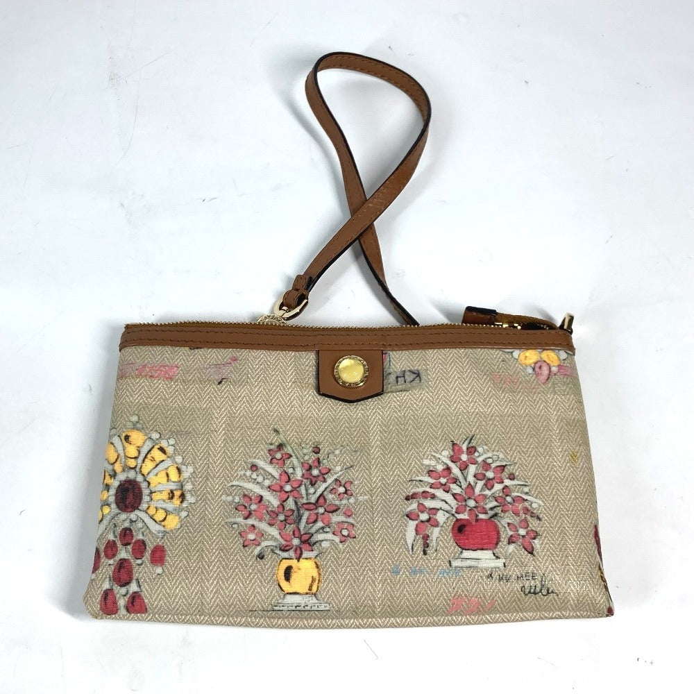 BVLGARI Tote Bag Leather / PVC multicolor Shoulder Bag JewelryPattern Women Used Authentic