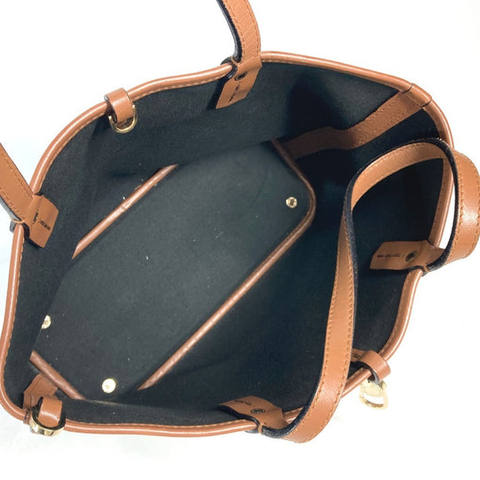 BVLGARI Tote Bag Leather / PVC multicolor Shoulder Bag JewelryPattern Women Used Authentic