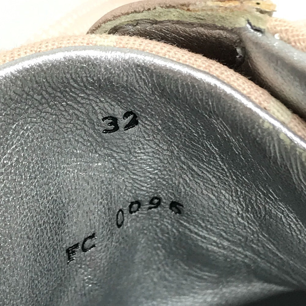 LOUIS VUITTON sneakers , Monogram Minilan Canvas pink Monogram mini run Kids 32 Used Authentic