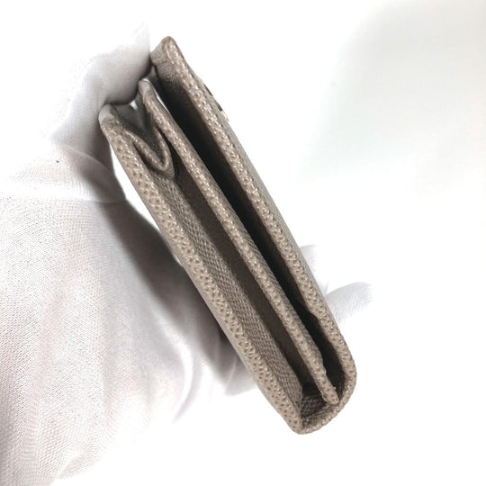 BVLGARI Long Wallet Purse 30399 leather gray Long wallet Bulgari Bulgari mens Used Authentic