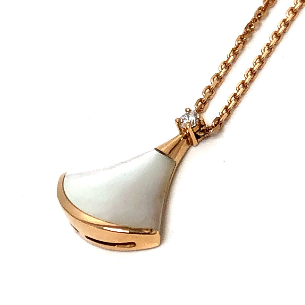 BVLGARI Necklace 359986 18K Pink Gold gold K18PG Diva Dream Necklace 1P Diamond