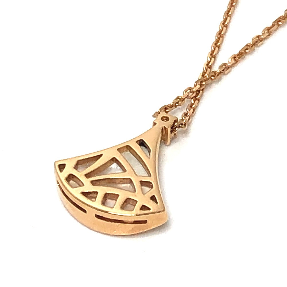 BVLGARI Necklace 359986 18K Pink Gold gold K18PG Diva Dream Necklace 1P Diamond