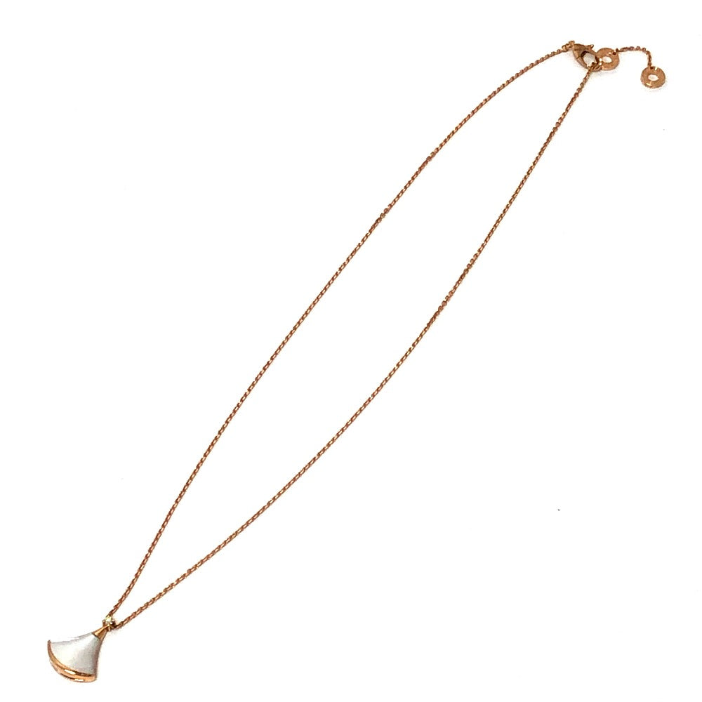 BVLGARI Necklace 359986 18K Pink Gold gold K18PG Diva Dream Necklace 1P Diamond