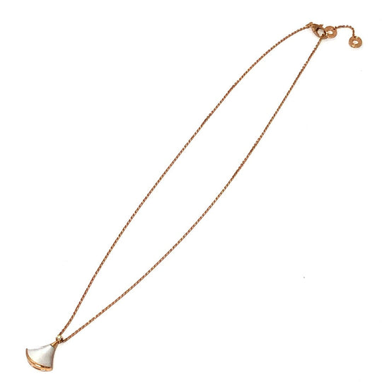 BVLGARI Necklace 359986 18K Pink Gold gold K18PG Diva Dream Necklace 1P Diamond