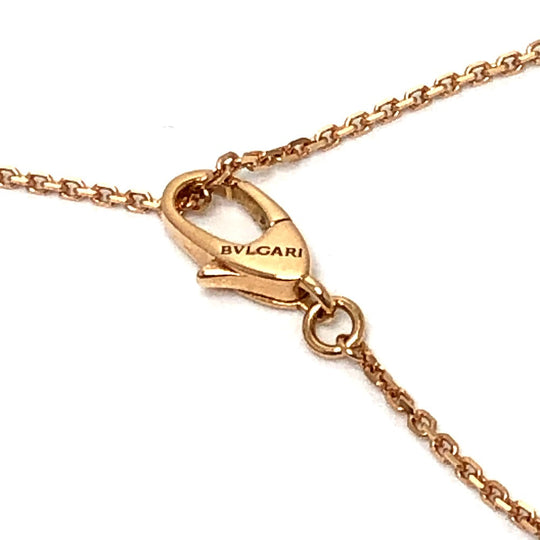 BVLGARI Necklace 359986 18K Pink Gold gold K18PG Diva Dream Necklace 1P Diamond