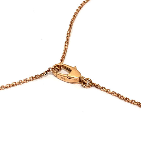 BVLGARI Necklace 359986 18K Pink Gold gold K18PG Diva Dream Necklace 1P Diamond