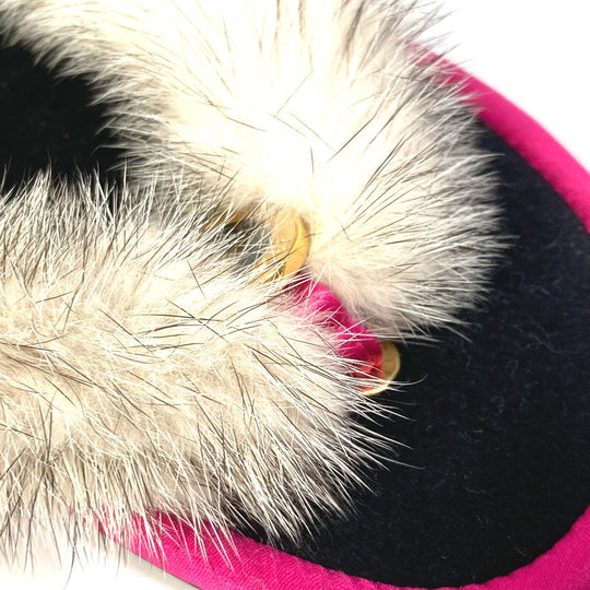 BVLGARI Sandals Fur, Rubber pink Bulgari Bulgari Women 36 Used Authentic
