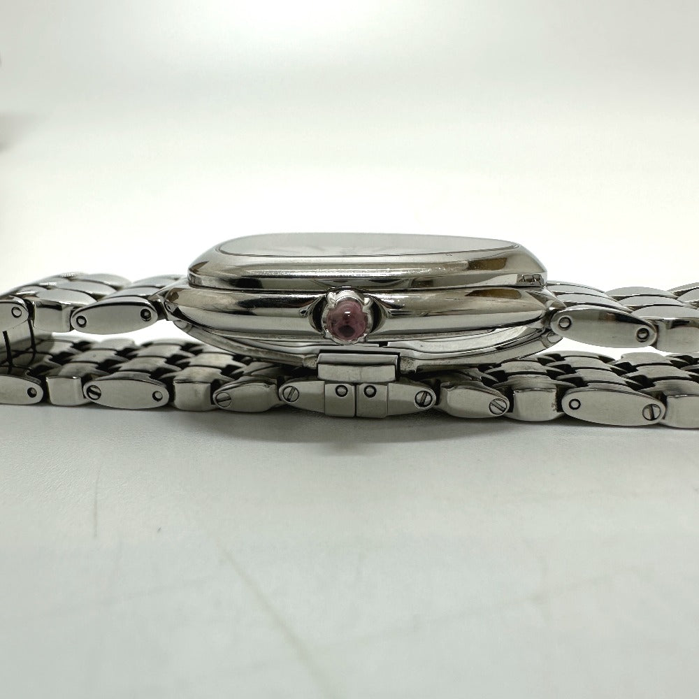 BVLGARI Watches Quartz SP33WSS Stainless Steel Silver Serpenti Seduttori white dial Women Used Authentic