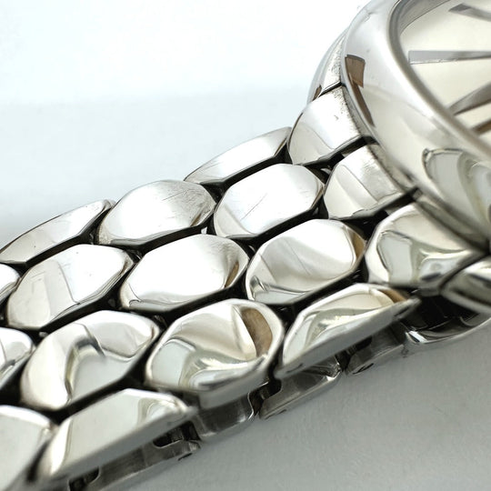BVLGARI Watches Quartz SP33WSS Stainless Steel Silver Serpenti Seduttori white dial Women Used Authentic