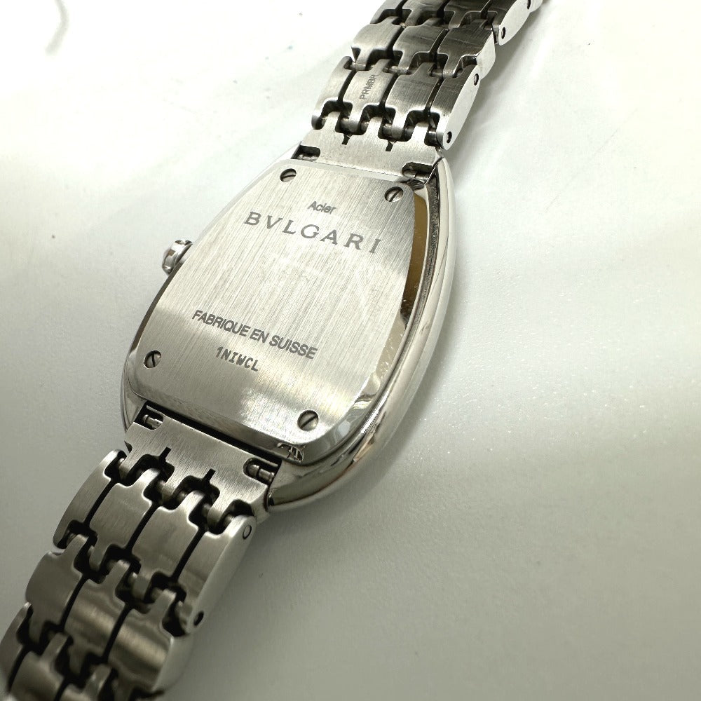 BVLGARI Watches Quartz SP33WSS Stainless Steel Silver Serpenti Seduttori white dial Women Used Authentic