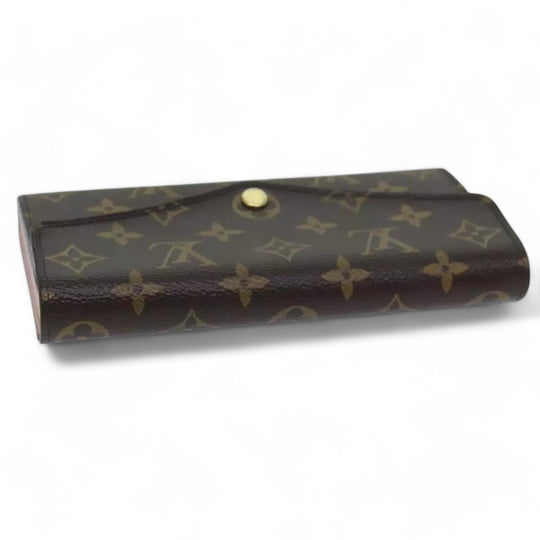 Louis Vuitton Monogram Sarah Wallet Rose Ballerine Long Pink Women