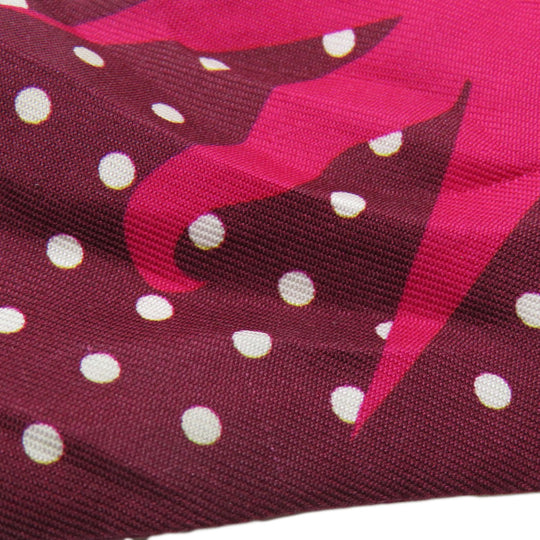 HERMES scarf silk pink Twilly  Women Used Authentic