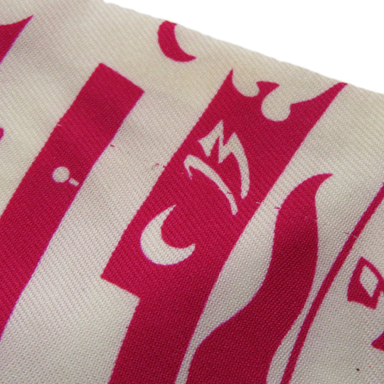 HERMES scarf silk pink Twilly  Women Used Authentic