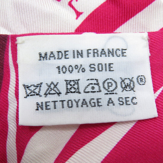 HERMES scarf silk pink Twilly  Women Used Authentic