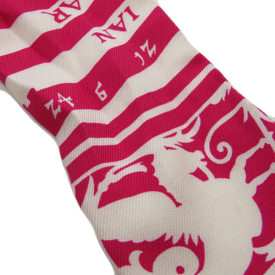 HERMES scarf silk pink Twilly  Women Used Authentic
