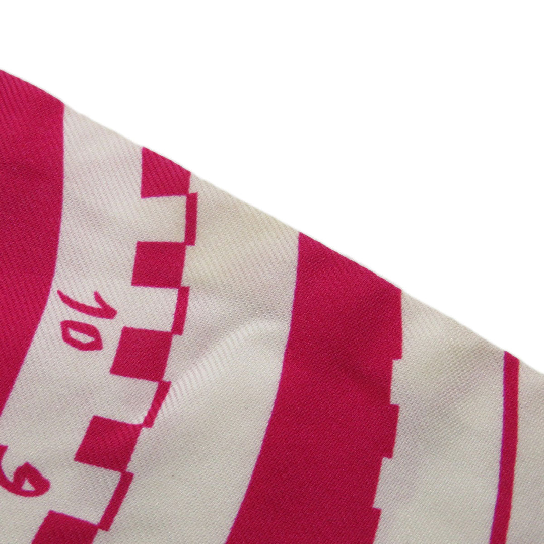 HERMES scarf silk pink Twilly  Women Used Authentic