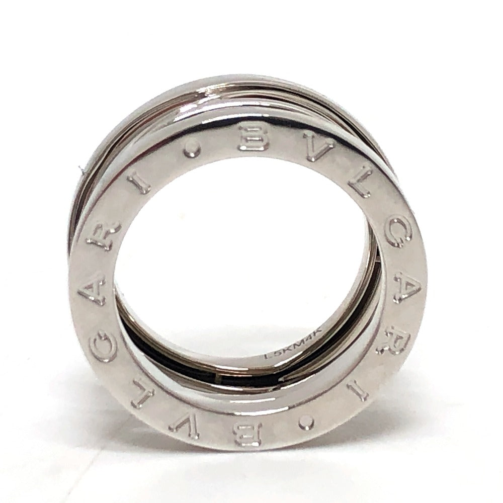 BVLGARI Ring K18WG Silver B-Zero1 Legend Ring Women 51 Used Authentic