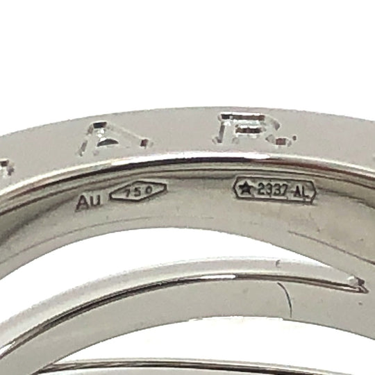 BVLGARI Ring K18WG Silver B-Zero1 Legend Ring Women 51 Used Authentic