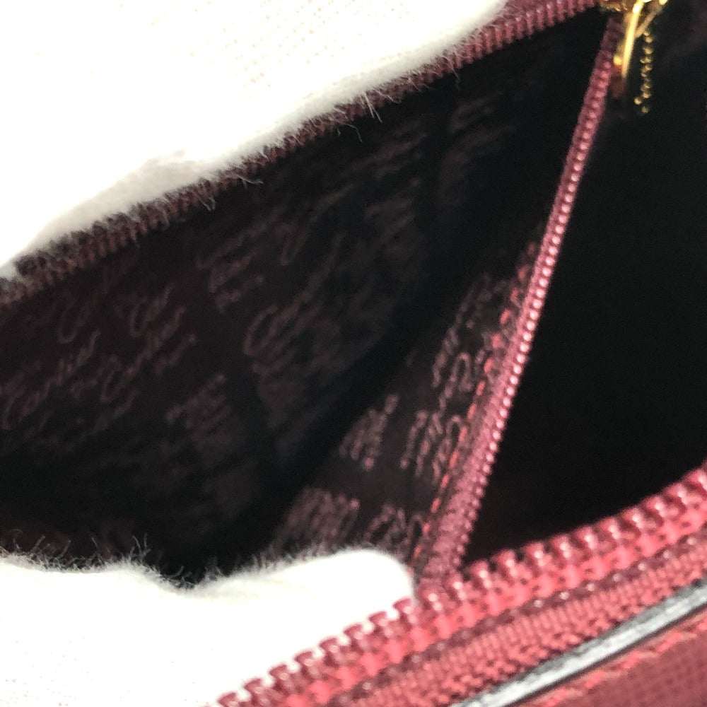 CARTIER Backpack leather wine-red Must Line