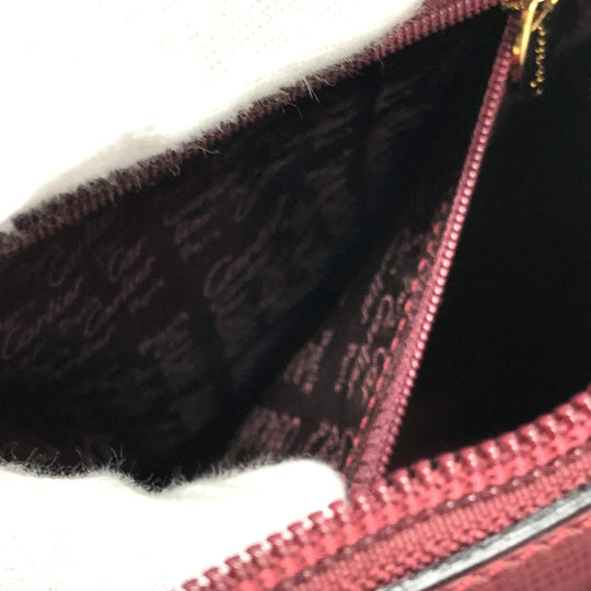 CARTIER Backpack leather wine-red Must Line