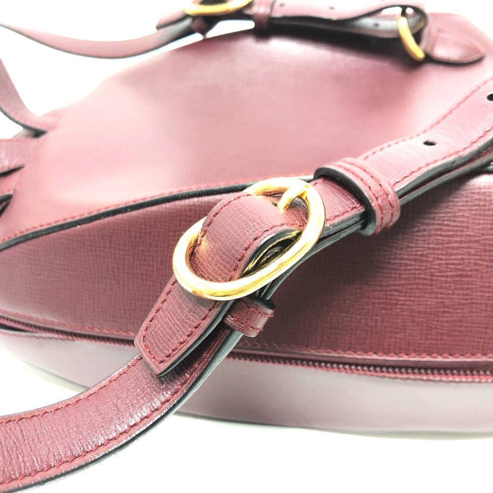 CARTIER Backpack leather wine-red Must Line