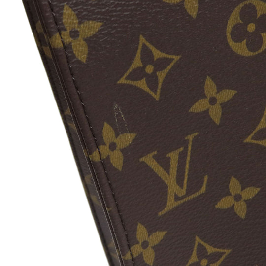 LOUIS VUITTON Tote Bag M45848 Monogram canvas Brown Sac Plat PM Monogram