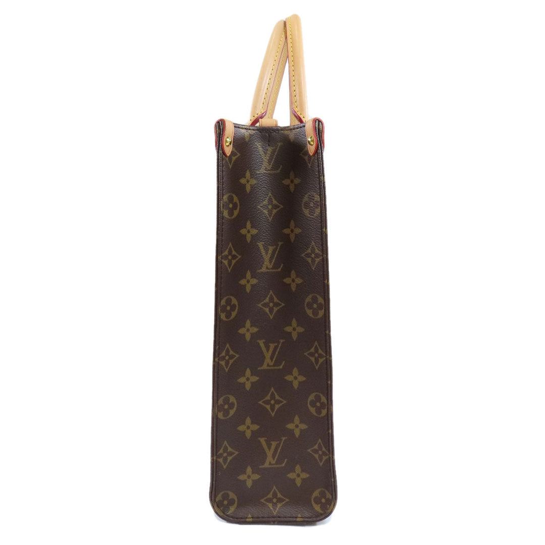 LOUIS VUITTON Tote Bag M45848 Monogram canvas Brown Sac Plat PM Monogram