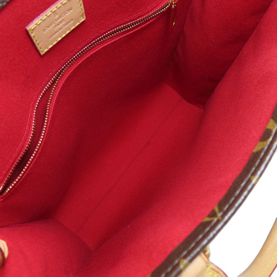 LOUIS VUITTON Tote Bag M45848 Monogram canvas Brown Sac Plat PM Monogram