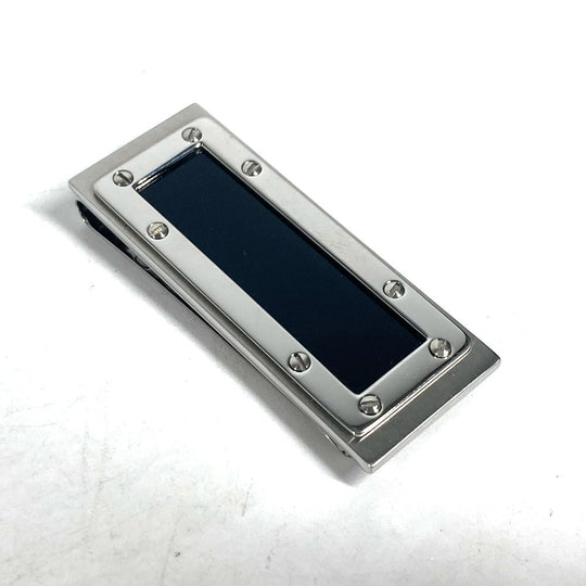 CARTIER Money clip Stainless Steel Silver Santos de Cartier Money Clip mens Used Authentic
