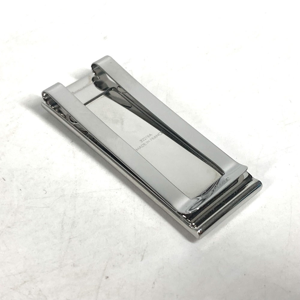 CARTIER Money clip Stainless Steel Silver Santos de Cartier Money Clip mens Used Authentic