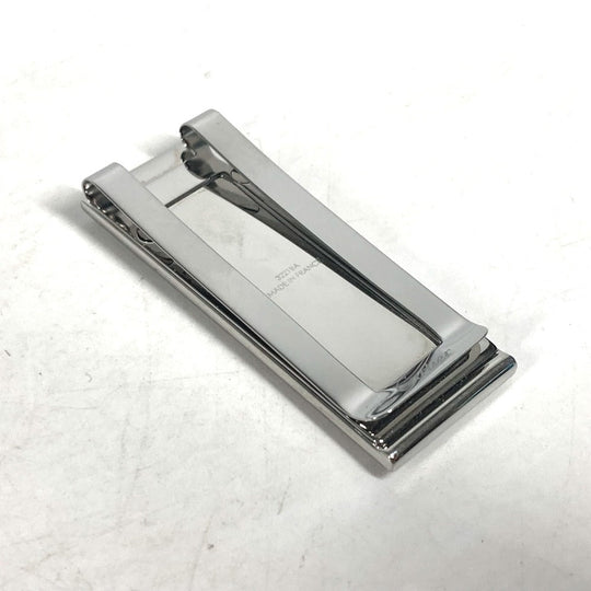 CARTIER Money clip Stainless Steel Silver Santos de Cartier Money Clip mens Used Authentic