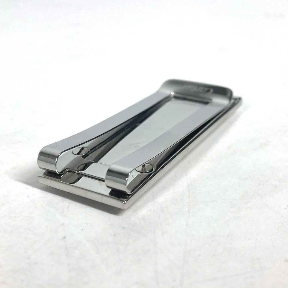 CARTIER Money clip Stainless Steel Silver Santos de Cartier Money Clip mens Used Authentic