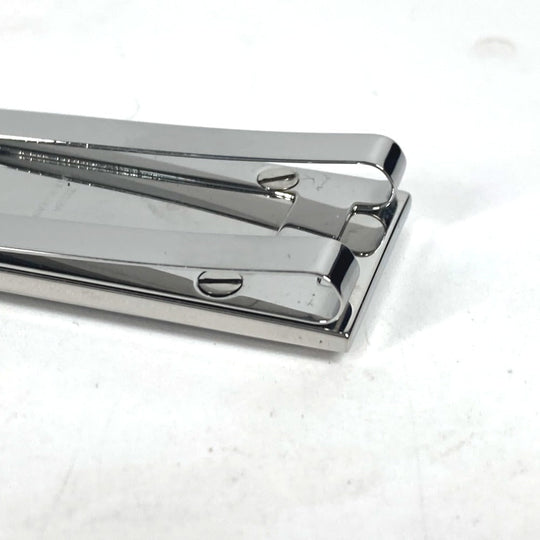 CARTIER Money clip Stainless Steel Silver Santos de Cartier Money Clip mens Used Authentic