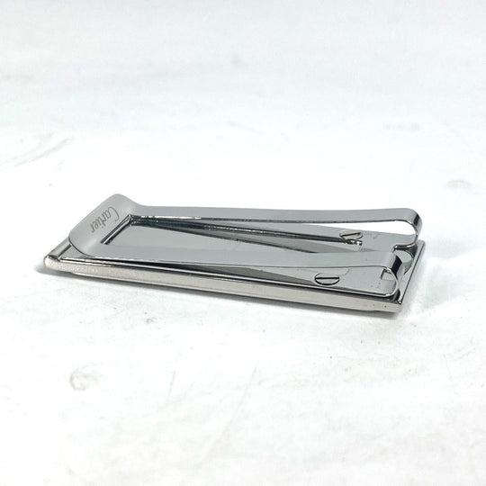 CARTIER Money clip Stainless Steel Silver Santos de Cartier Money Clip mens Used Authentic